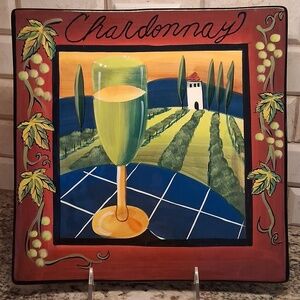 Naylor Designs Chardonnay Serving or Wall Hung Plate